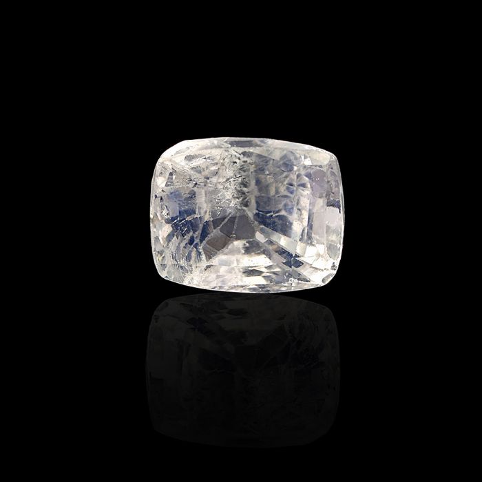 3.43 Carat/ 3.76 Ratti Natural Ceylon White Sapphire Gemstone Image