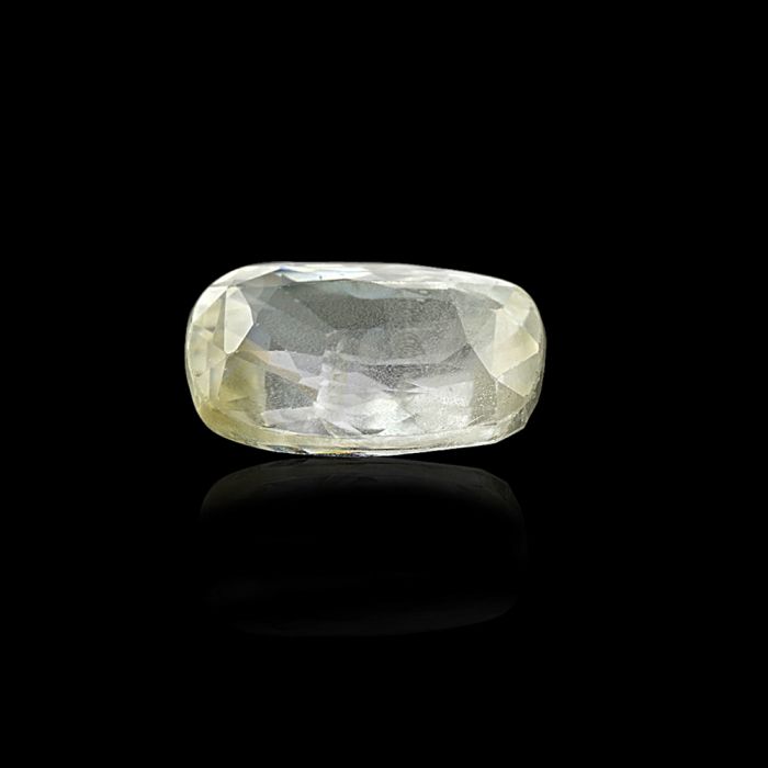 4.14 Carat/ 4.60 Ratti Natural Ceylon White Sapphire Gemstone Image