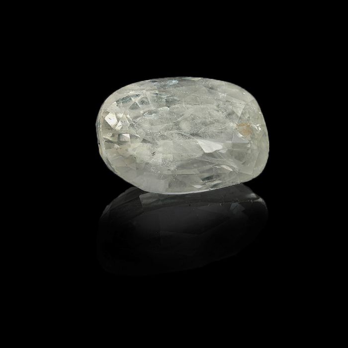 5.64 Carat/ 6.26 Ratti Natural Ceylon White Sapphire Gemstone Image
