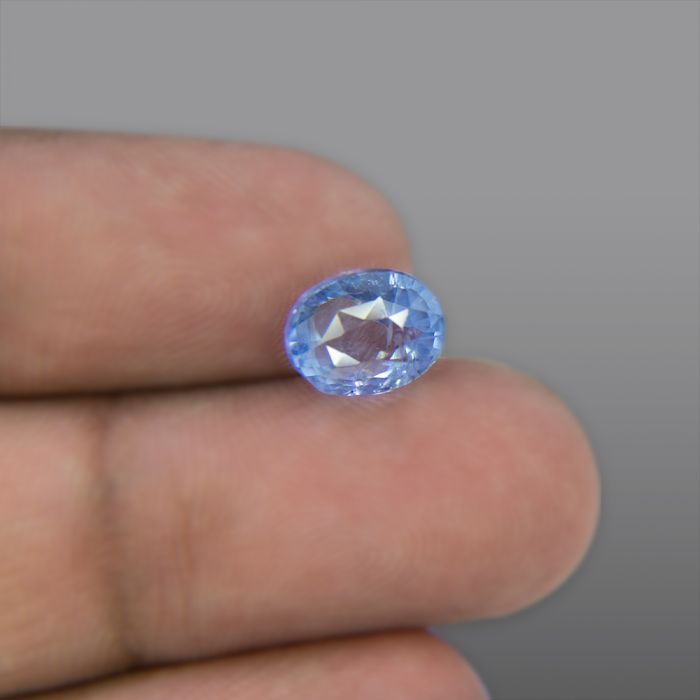 Natural Ceylon Blue Sapphire (Neelam) 4.08 Carat/ 4.50 Ratti Image