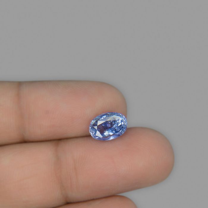 Natural Ceylon Blue Sapphire - 2.95 Carat Thumbnail